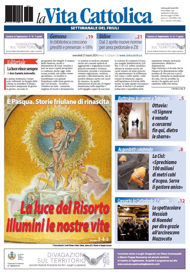 La Vita Cattolica n. 13 - 27 marzo 2024