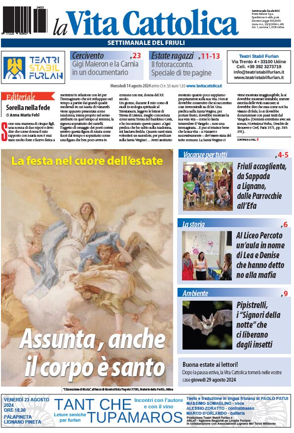 La Vita Cattolica n. 33 - 14 agosto 2024